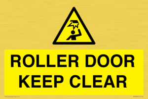 ROLLER DOOR KEEP CLEAR